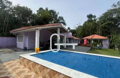 Casa com 3 dormitórios à venda, 200 m² por r$ 430.000,00 - guaraú - peruíbe/sp