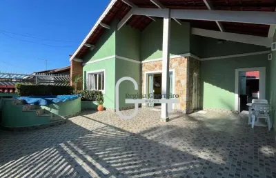 Casa com 3 dormitórios à venda, 158 m² por r$ 660.000,00 - parque balneario oasis - peruíbe/sp