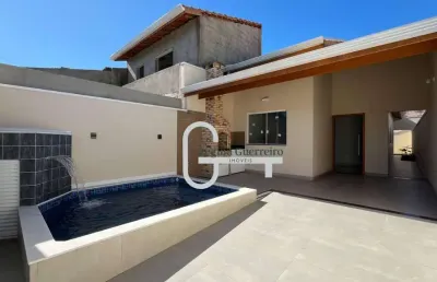 Casa com 3 dormitórios à venda, 107 m² por r$ 500.000,00 - parque d'aville residencial - peruíbe/sp