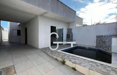 Casa com 3 dormitórios à venda, 90 m² por r$ 390.000,00 - estância são josé - peruíbe/sp