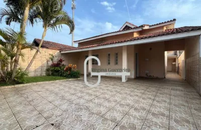 Casa com 3 dormitórios à venda, 131 m² por r$ 380.000,00 - bal. casablanca - peruíbe/sp