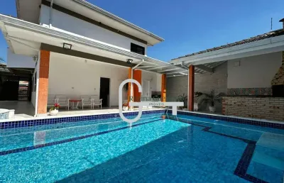 Casa com 4 dormitórios à venda, 289 m² por r$ 1.700.000,00 - balneário stella maris - peruíbe/sp