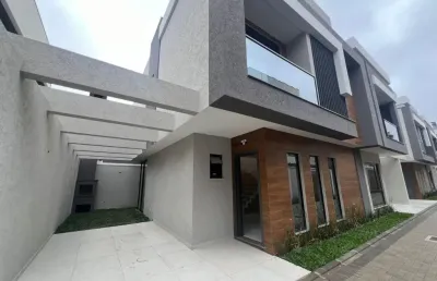 Sobrados frente para a rua e em condomínio com ótimo padrão de acabamento no boqueirão