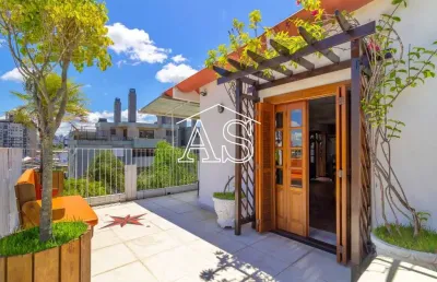 Cobertura com 3 quartos à venda na rua padre caldas, 90, partenon, porto alegre, 163 m2 por r$ 580.000