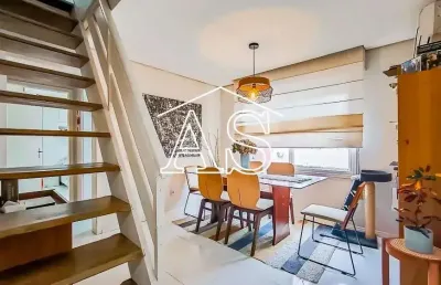 Cobertura com 2 quartos à venda na rua luiz afonso, 504, cidade baixa, porto alegre, 90 m2 por r$ 549.000