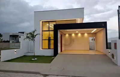 Casa de condomínio para vender com 3 quartos 1 suíte no bairro zona de expansão (olhos d`agua) em barra dos coqueiros