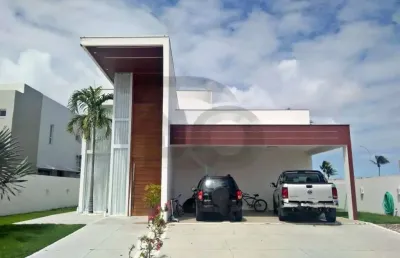 Casa de condomínio para vender com 4 quartos 4 suítes no bairro alphaville em barra dos coqueiros