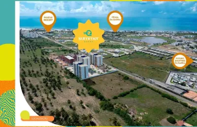 Apartamento para vender com 3 quartos 1 suíte no bairro espaço tropical em barra dos coqueiros