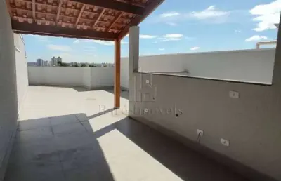 Cobertura 120m² 2 quartos 1 suíte na vila helena - santo andré
