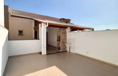 Cobertura 47+47m² 2 quartos 1 suíte no paraíso - santo andré