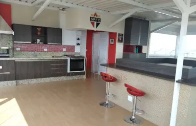 Cobertura triplex de alto padrão no bairro nova petrópolis, sbc