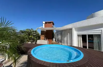 L# cobertura de luxo com 4 suítes e piscina privativa na cahoeira do bom jesus