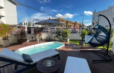 Apartamento garden mobiliado com piscina privativa na região das gaivotas, na praia dos ingleses