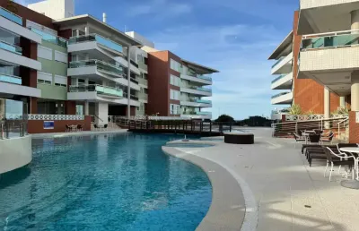 Apartamento com 4 dormitórios e infraestrutura completa na praia brava