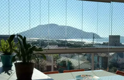 L# apartamento 2 dormitórios mobiliado clube pé na areia -costão gaivotas