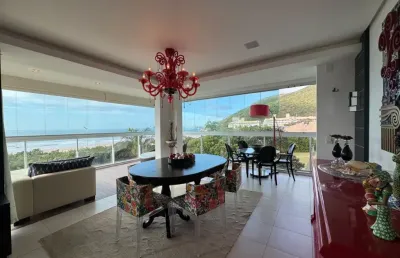 Apartamento com vista mar- 3 suítes com 140,57 metros privativos mobiliado/ decorado- florianópolis! gv1259