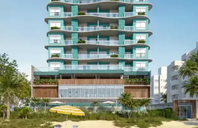 L# apartamentos de 1 e 2 dormitorios frente mar com valores de pré lançamento