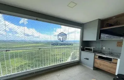 Apartamento com 3 dormitórios, 3 suítes e 3 vagas para alugar, 142 m² - jardim das indústrias - são josé dos campos/sp