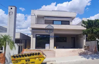 Casa de condomínio em construção de alto padrão em residencial colinas, caçapava - sp