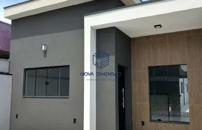 Casa nova e desocupada à venda no bairro loteamento parque do museu, em caçapava, são paulo.