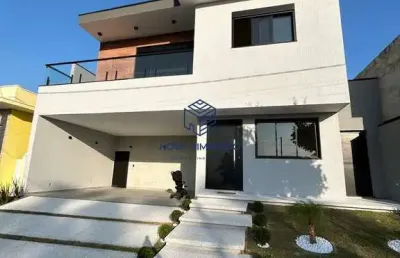 Sobrado 4 quartos com piscina e espaço gourmet em condomínio terras do vale, caçapava/sp
