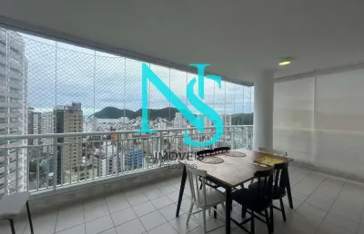 Alto padrão para locação em guarujá, vila alzira, 3 dormitórios, 1 suíte, 1 banheiro, 2 vagas