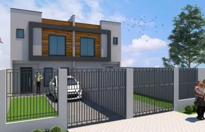 Lindo sobrado 3 dormitórios sendo 1 suite, r$ 550.000, sitio cercado - curitiba - paraná.
