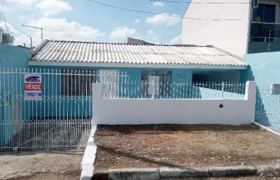 Lote de terreno med. 200 m² c/ casa construida em alvenaria, r$ 410.000, pinheirinho - curitiba - pr.