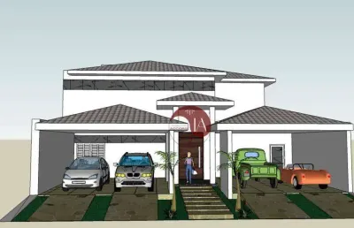 Golden park - sobrado com 4 suítes à venda - 444 m² - condomínio alto padrão - mirassol/sp