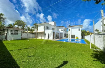 Casa em condomínio para venda em camaçari, busca vida, 4 dormitórios, 4 suítes, 7 banheiros, 4 vagas