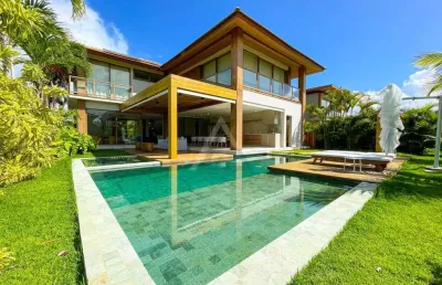 Casa em condomínio para venda em mata de são joão, praia do forte, 6 dormitórios, 5 suítes, 7 banheiros, 4 vagas