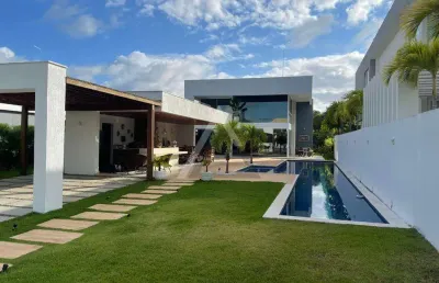 Casa em condomínio para venda em camaçari, guarajuba, 5 dormitórios, 5 suítes, 7 banheiros, 3 vagas