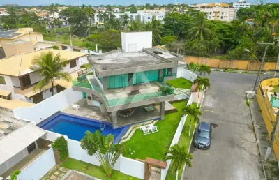 Casa para venda em lauro de freitas, vilas do atlântico, 4 dormitórios, 4 suítes, 8 banheiros, 4 vagas