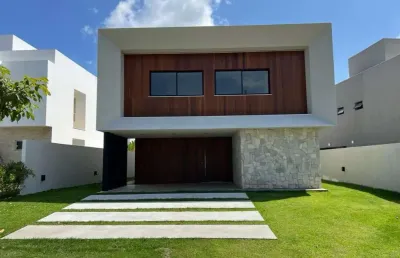 Casa em condomínio para venda em camaçari, alphaville litoral norte, 4 dormitórios, 4 suítes, 5 banheiros, 4 vagas