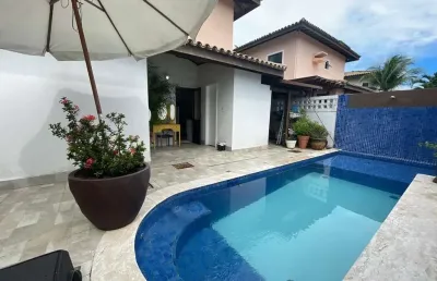 Casa em condomínio para venda em lauro de freitas, vilas do atlântico, 5 dormitórios, 2 suítes, 4 banheiros, 4 vagas