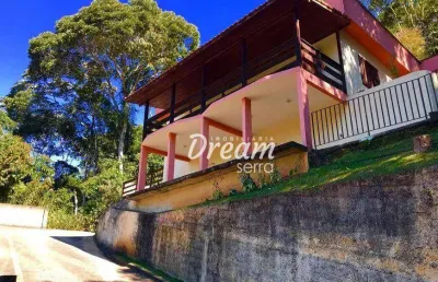 Casa com 3 dormitórios à venda, 208 m² por r$ 520.000,00 - albuquerque - teresópolis/rj