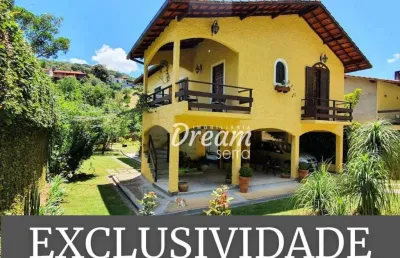 Casa com 3 dormitórios à venda, 169 m² por r$ 750.000,00 - cascata do imbuí - teresópolis/rj