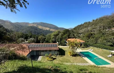 Sítio com 4 dormitórios à venda, 22272 m² por r$ 2.400.000,00 - três córregos - teresópolis/rj