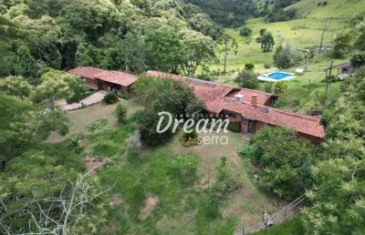 Fazenda com 4 dormitórios à venda, 895000 m² por r$ 10.000.000,00 - três córregos - teresópolis/rj