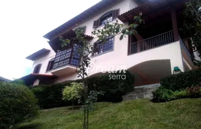 Casa com 4 dormitórios à venda, 235 m² por r$ 930.000,00 - quinta da barra - teresópolis/rj