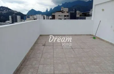 Cobertura com 2 dormitórios à venda, 82 m² por r$ 940.000,00 - várzea - teresópolis/rj