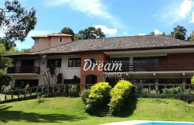 Casa com 4 dormitórios à venda, 400 m² por r$ 2.400.000,00 - várzea - teresópolis/rj
