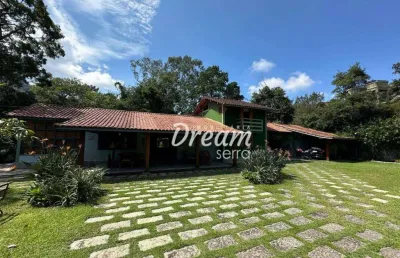 Casa com 4 dormitórios à venda, 240 m² por r$ 1.280.000,00 - bom retiro - teresópolis/rj