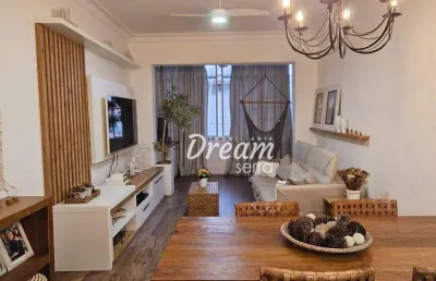 Oportunidade para investir ou morar em copacabana com 3 quartos e vaga.