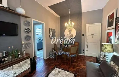 Apartamento com 1 dormitório à venda, 27 m² por r$ 299.000,00 - alto - teresópolis/rj