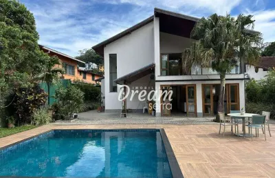 Casa com 5 suítes em condomínio à venda, 460 m² por r$ 3.000.000 - carlos guinle - teresópolis/rj