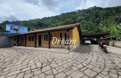 Casa com 4 dormitórios à venda, 114 m² por r$ 500.000,00 - pessegueiros - teresópolis/rj