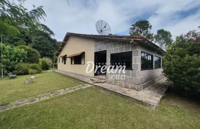 Casa com 3 dormitórios para alugar, 200 m² por r$ 4.004,17/mês - granja mafra - teresópolis/rj