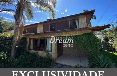 Casa com 4 dormitórios à venda, 177 m² por r$ 1.100.000,00 - posse - teresópolis/rj