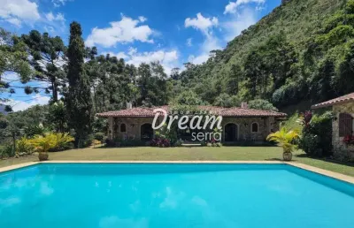 Casa com 6 dormitórios à venda, 534 m² por r$ 2.100.000,00 - colônia alpina - teresópolis/rj